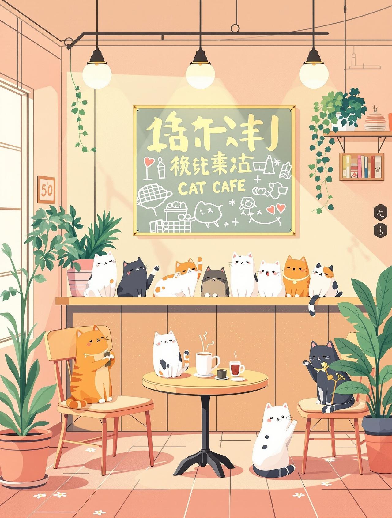 搜短剧5pp - 猫咪咖啡馆的日常